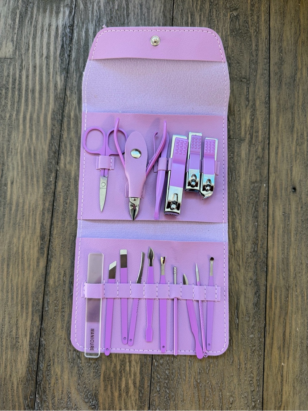 16pc purple manicure set
New